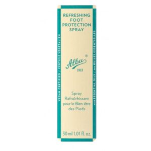 Alba ochronny, odświeżający spray do stóp.