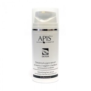 APIS DETOX DETOKSYKUJĄCE SERUM DO TWARZY Z WĘGLEM Z BAMBUSA I JONIZOWANYM SREBREM 100 ML