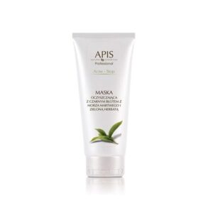 APIS ACNE-STOP MASKA OCZYSZCZAJĄCA Z CZARNYM BŁOTEM Z MORZA MARTWEGO I ZIELONĄ HERBATĄ 200 ML