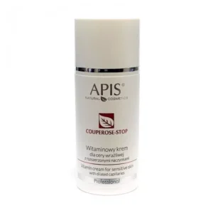 APIS COUPEROSE-STOP WITAMINOWY KREM DLA CERY WRAŻLIWEJ Z ROZSZERZONYMI NACZYNKAMI 100 ML