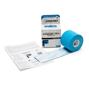 Taśmy Kinesio Tape Tex Gold - Finger Print 5cmx5m - Niebieski