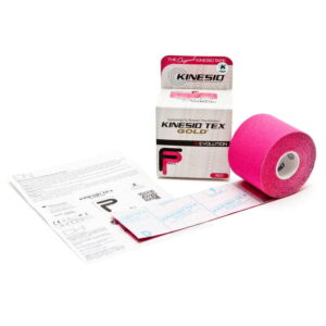 Taśmy Kinesio Tape Tex Gold - Finger Print 5cmx5m - Różowy