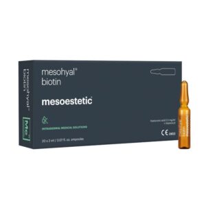 Mesoestetic® Mesohyal™ Biotin Preparat do mezoterapii, do terapii owłosionej skóry głowy.